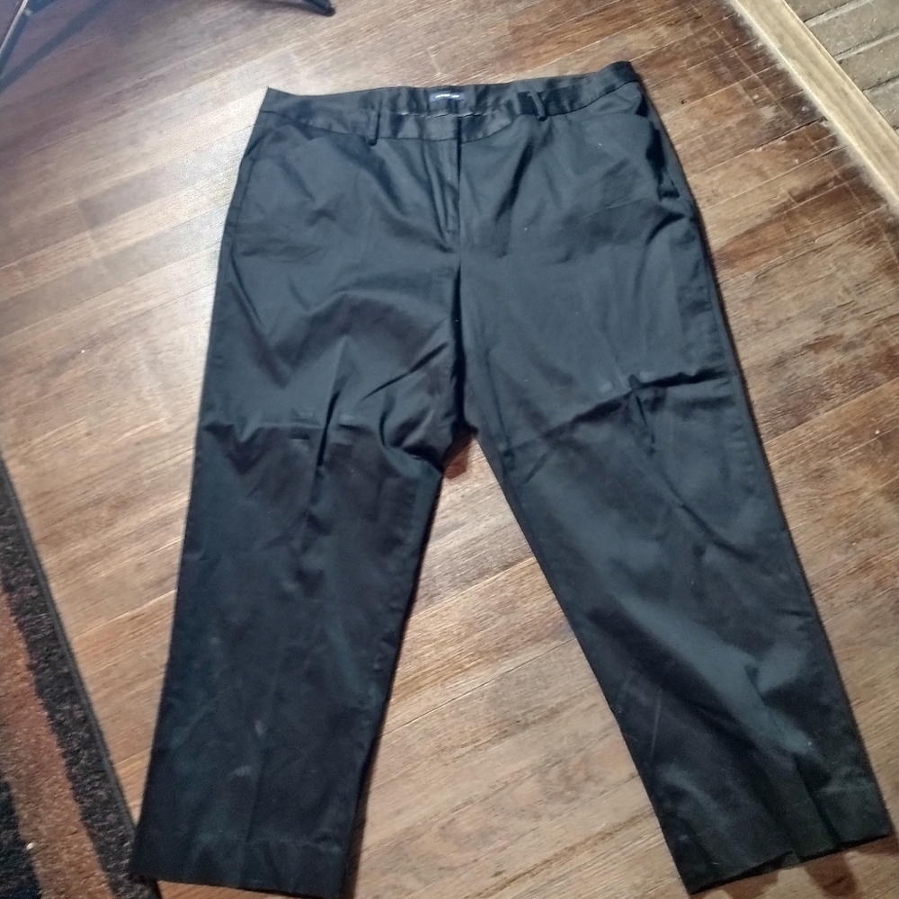 Black Jones New York Trousers Pants Chinos 20W